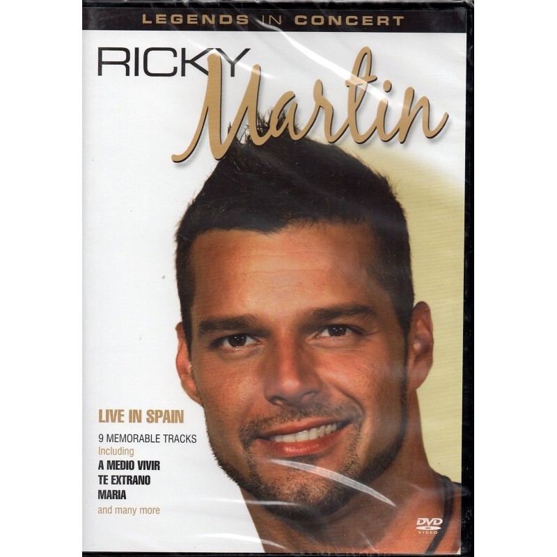 Ricky Martin Live In Spain (2010) Dvd Neuf (recto)