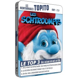 Les Schtroumpfs (2011) Blu ray + Dvd - Boitier métal - Neuf