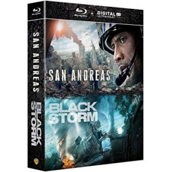 San Andreas + Black Storm - Coffret 2 Blu ray Neuf