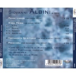 Albini Musica Sacra Cd Neuf