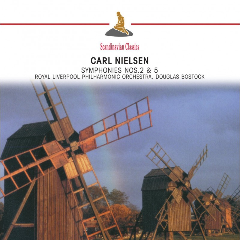 Symphonies n°2 et 5 - Royal Liverpool - Carl Nielsen - Cd (recto) neuf