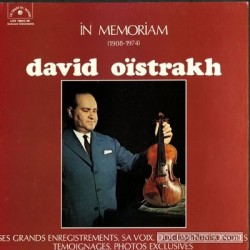 David Oïstrakh In Memoriam (1908-1974) Vinyle Occasion