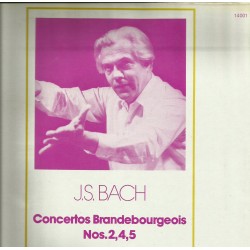 J,S Bach Concertos Brandebourgeois N°2,4,5 33 Tours Vinyle Occasion