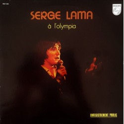 Serge Lama à l'Olympia Vinyle (recto) Occasion