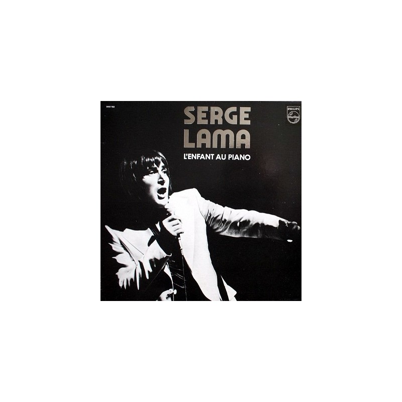 Serge Lama L'Enfant Au Piano Vinyle (recto) Occasion