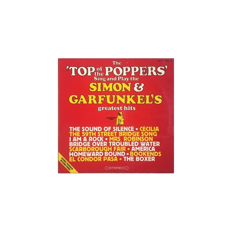 The Top Of The Poppers  Sing And Play The Simon & Garfunkel Vinyle Occasion