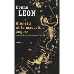 Brunetti et le mauvais augure, Donna Leon, Editions Points, La Foire au Livre Occasion