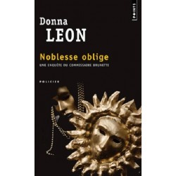 Noblesse oblige, Donna Leon,  Editions Points, Occasion