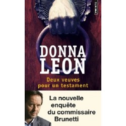 Deux veuves pour un testament, Donna Leon, Editions Points, Occasion