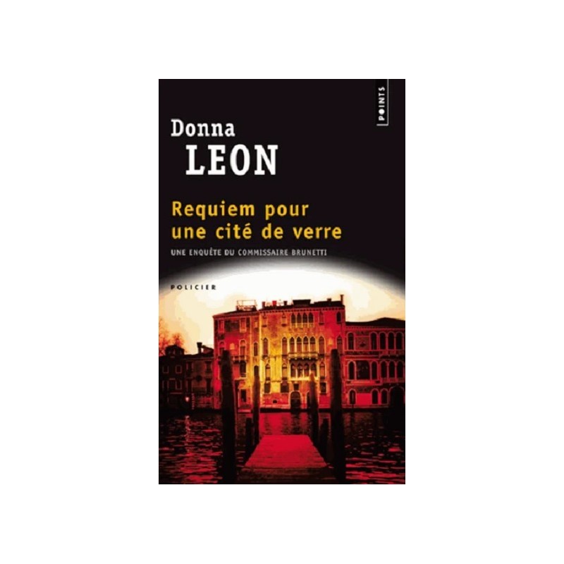 Requiem pour une cité de verre, Poche,  Donna Leon, Points Editions, Occasion