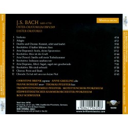 J S Bach Oster Oratorium - Easter Oratorio Cd Album