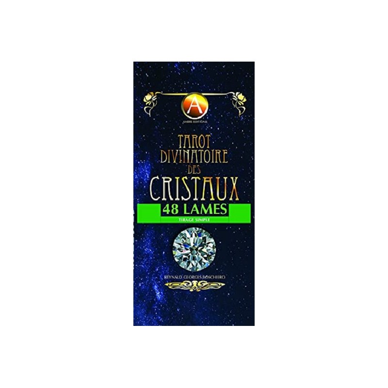 Tarot divinatoire des cristaux 48 lames Neuf, Reynald Georges Boschiero