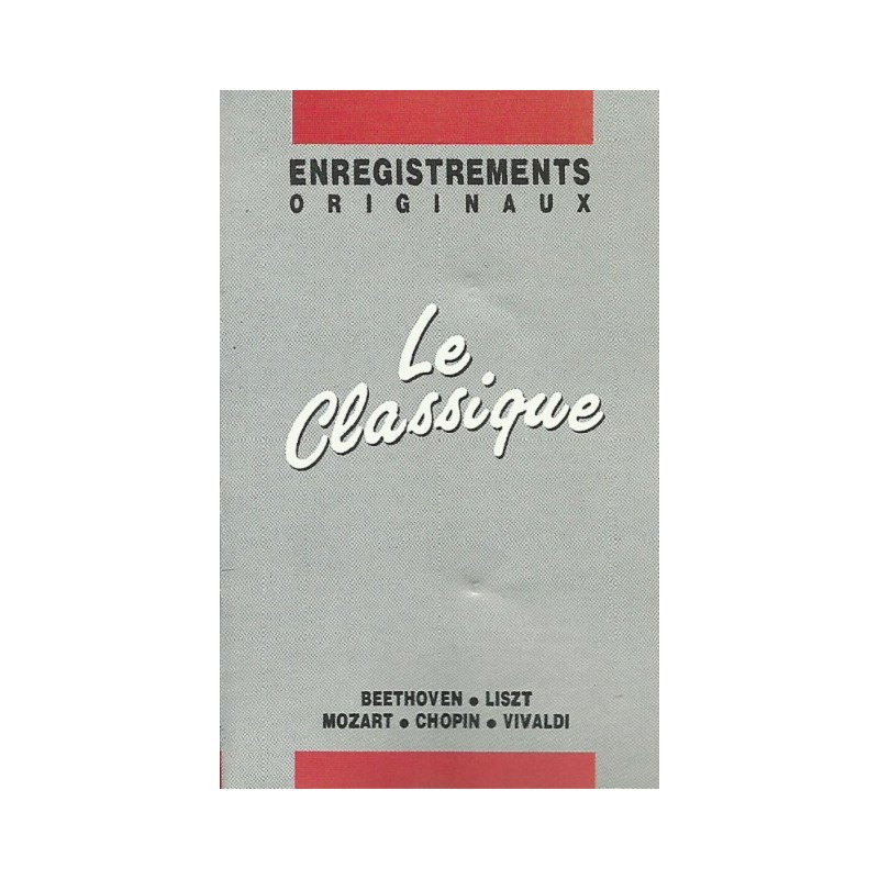 Le classique enregistrements originaux K7 Audio