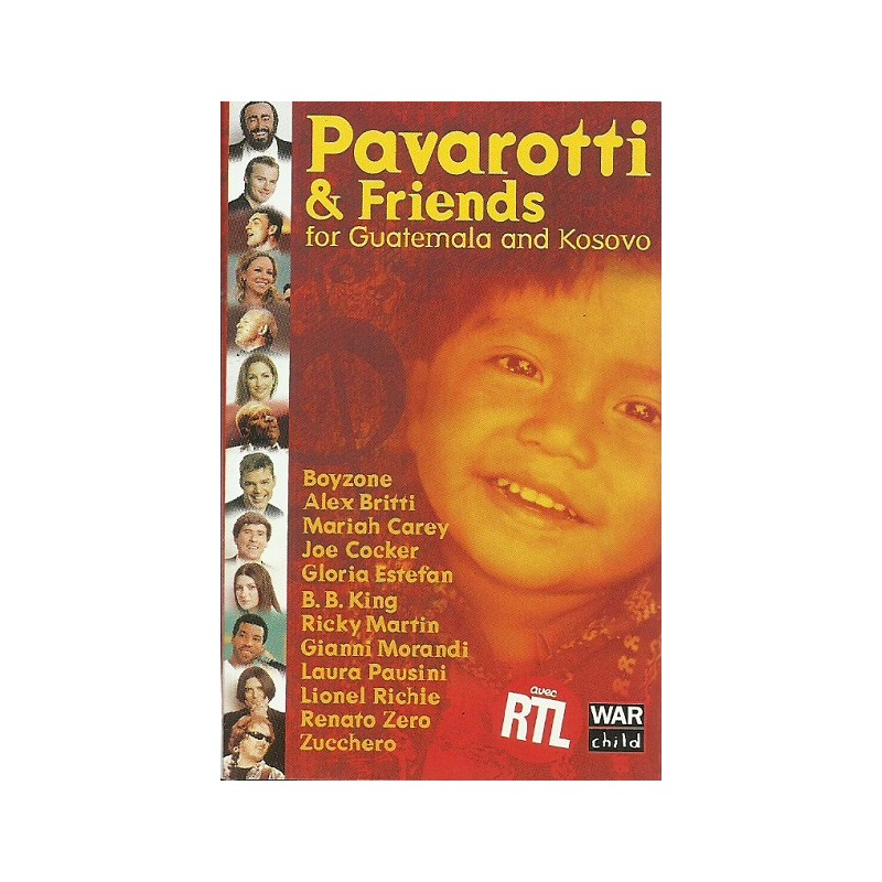 Pavarotti and Friends for Gatemala and Kosovo K7 Audio