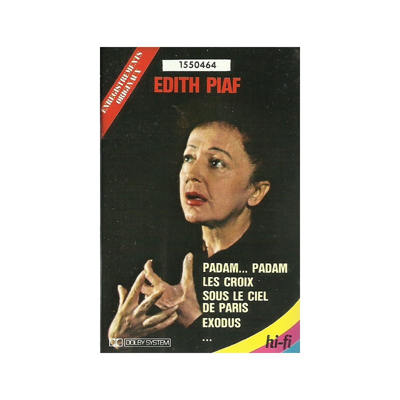 Edith Piaf Enregistrements Originaux K7 Audio