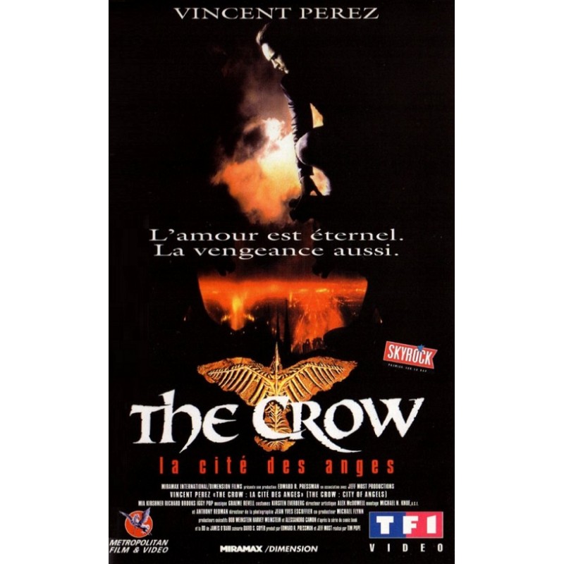 The Crow 2 : La cité des anges (1996) VHS