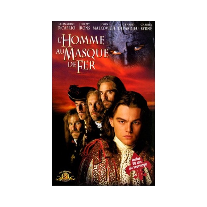 L'homme au masque de fer (1998) VHS