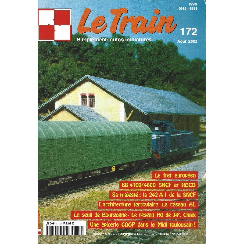 Le Train Revue N° 172 Aout 2002, Magazine Occasion