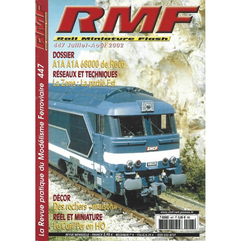 Rail Miniature Flash N°447  juillet/aout 2002