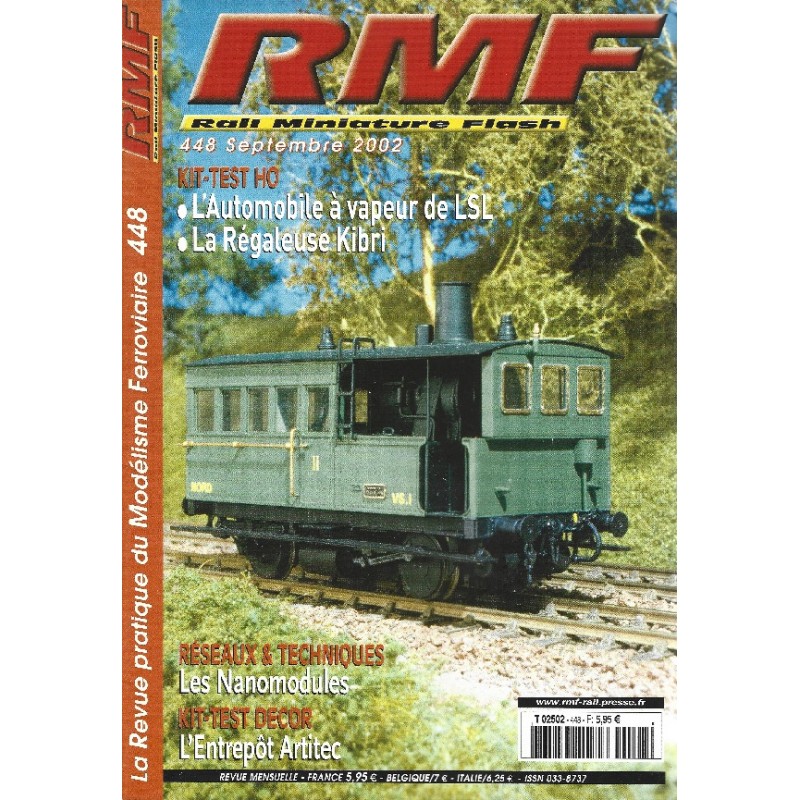 Rail Miniature Flash N°448 Septembre 2002, Magazine Occasion