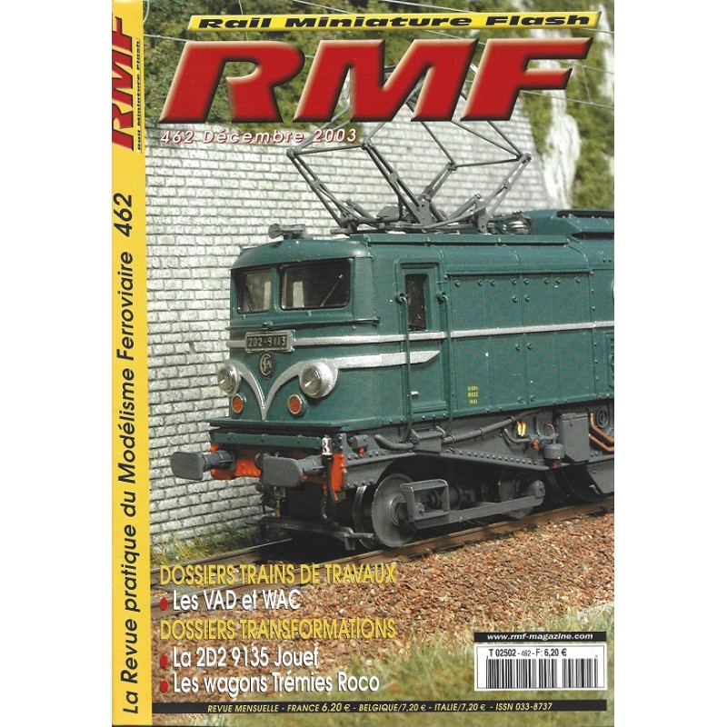 Rail Miniature Flash N°462 Décembre 2003, Magazine Occasion