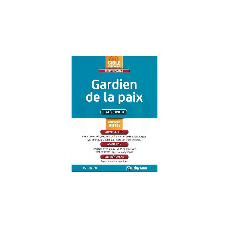 Concours Fonction Publique : Gardien de la paix