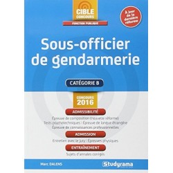 Concours Fonction Publique : Sous-officier de gendarmerie