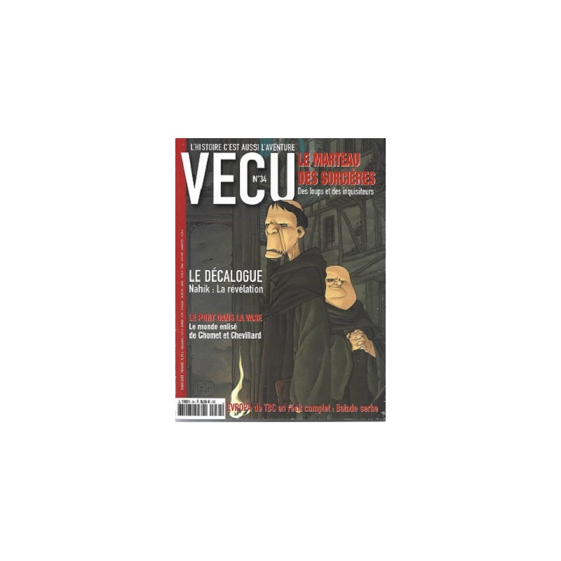 Vecu N° 34, Magazine Occasion, Editions Glénat