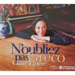 Claire Elzière - N'oubliez Pas Gréco Cd Album Neuf