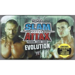 Box Métal Cartes de catch Slam Attax Evolution Neuf