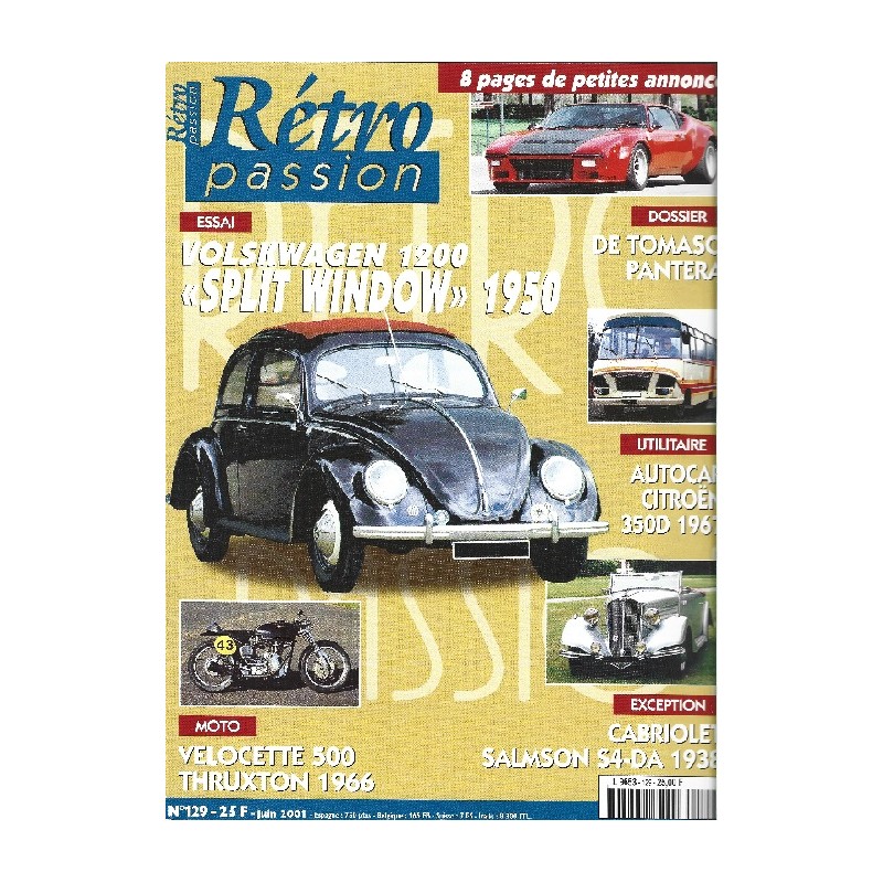 Rétro Passion Magazine n°129, Magazine Occasion