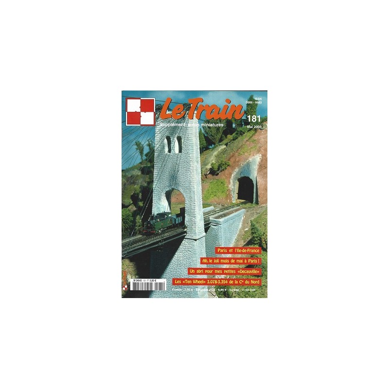 Le Train Revue N° 181 Mai 2003, Magazine Occasion