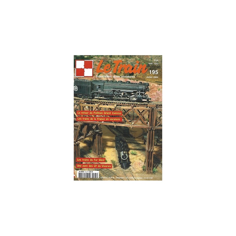 Le Train Revue N° 195 Juillet 2004